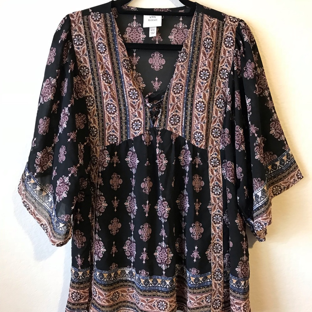 Knox Rose Paisley Print Top